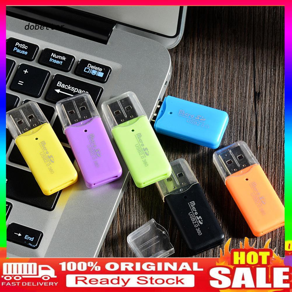 Đầu đọc thẻ nhớ cổng cắm USB 2.0 tốc độ cao chuyên dụng cho Micro SD TF T-Flash | WebRaoVat - webraovat.net.vn