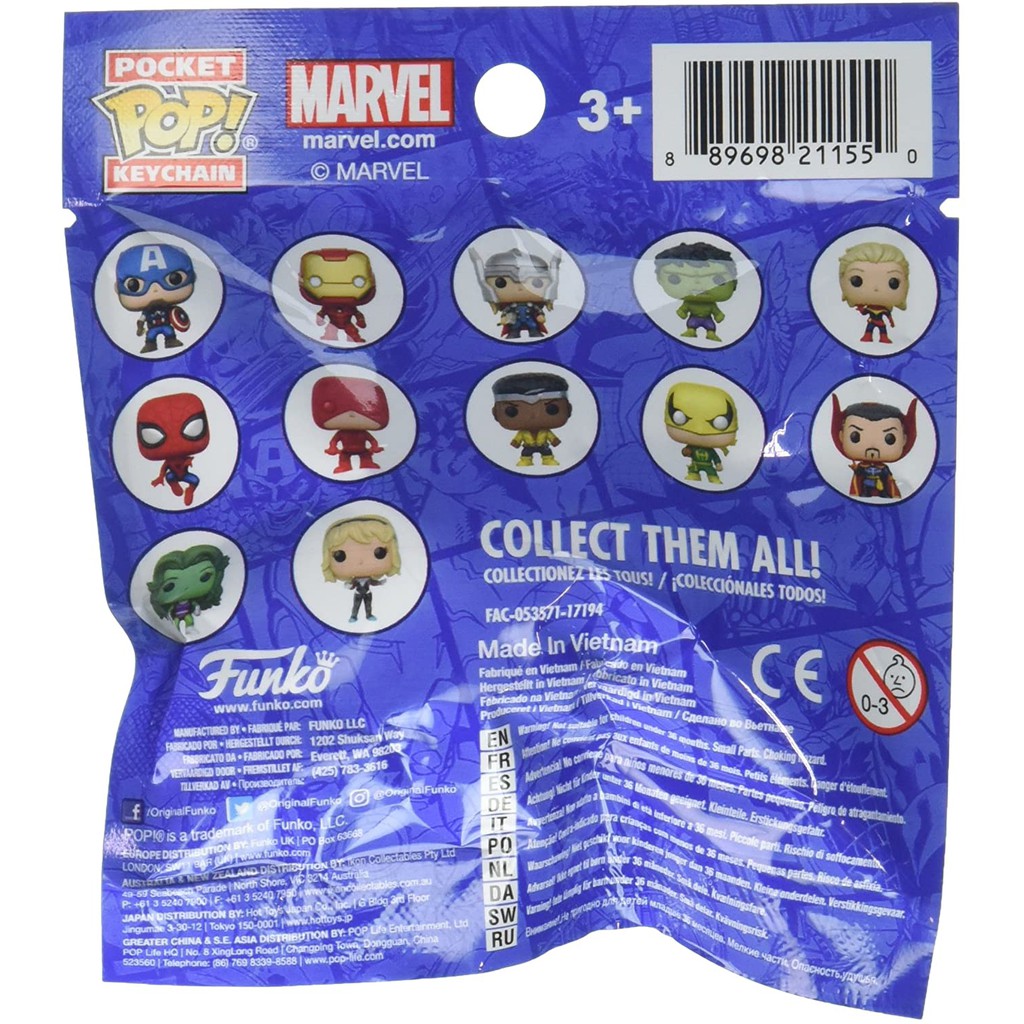 Funko pop Móc khóa marvel