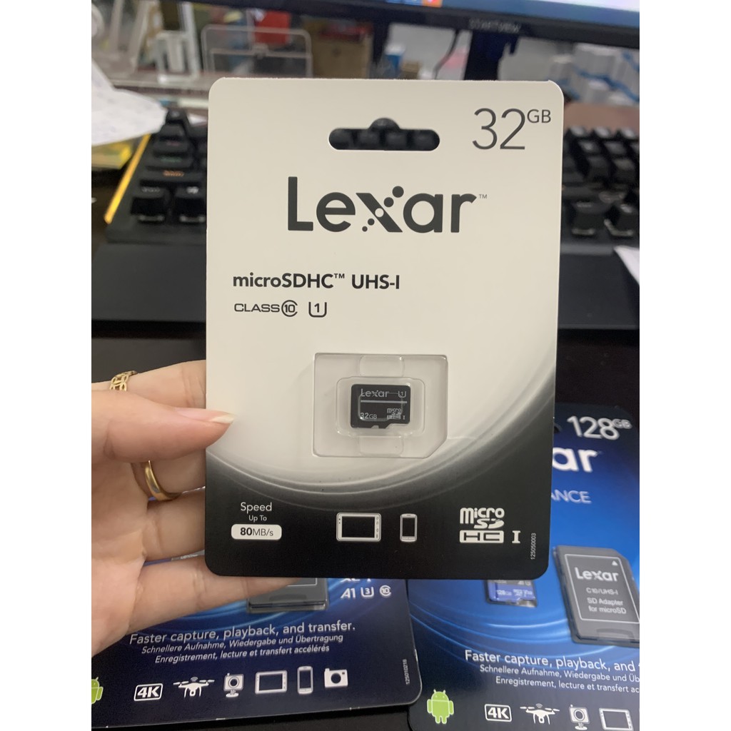 Thẻ nhớ Lexar 32GB - 64GB - 128GB MicroSDXC 633x A1 V30 95/45 MBs | WebRaoVat - webraovat.net.vn