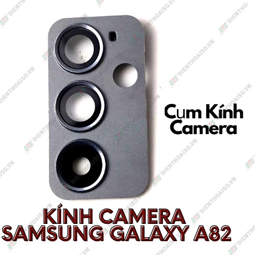 Mặt kính camera samsung a82 có sẵn keo