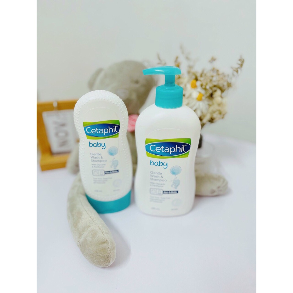 Sữa tắm gội 2in1 cho bé Cetaphil Gentle Baby Wash & Shampoo 230ml, 400ml