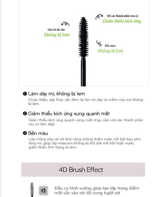Chải Mi Mascara The Style 4D Missha | BigBuy360 - bigbuy360.vn