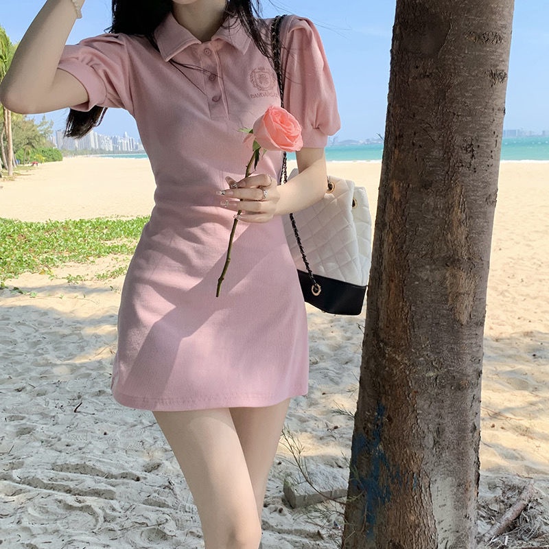 Đầm Ngắn Mùa Hè Tay Phồng Phong Cách Công Chúa Ngọt Ngào Kiểu Mới Việt Nam Thiết Kế Công Chúa Ngọt Ngào Cho Nữ