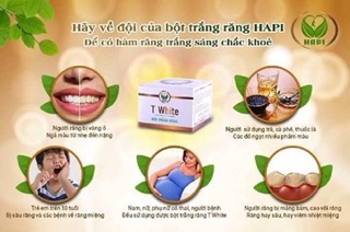 Bột trắng răng Twhite
