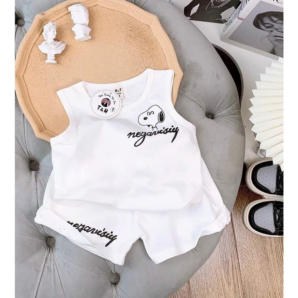 BỘ BA LỖ HÌNH CÚN CHỮ 4 MÀU CHO BÉ CHẤT COTTON MÁT