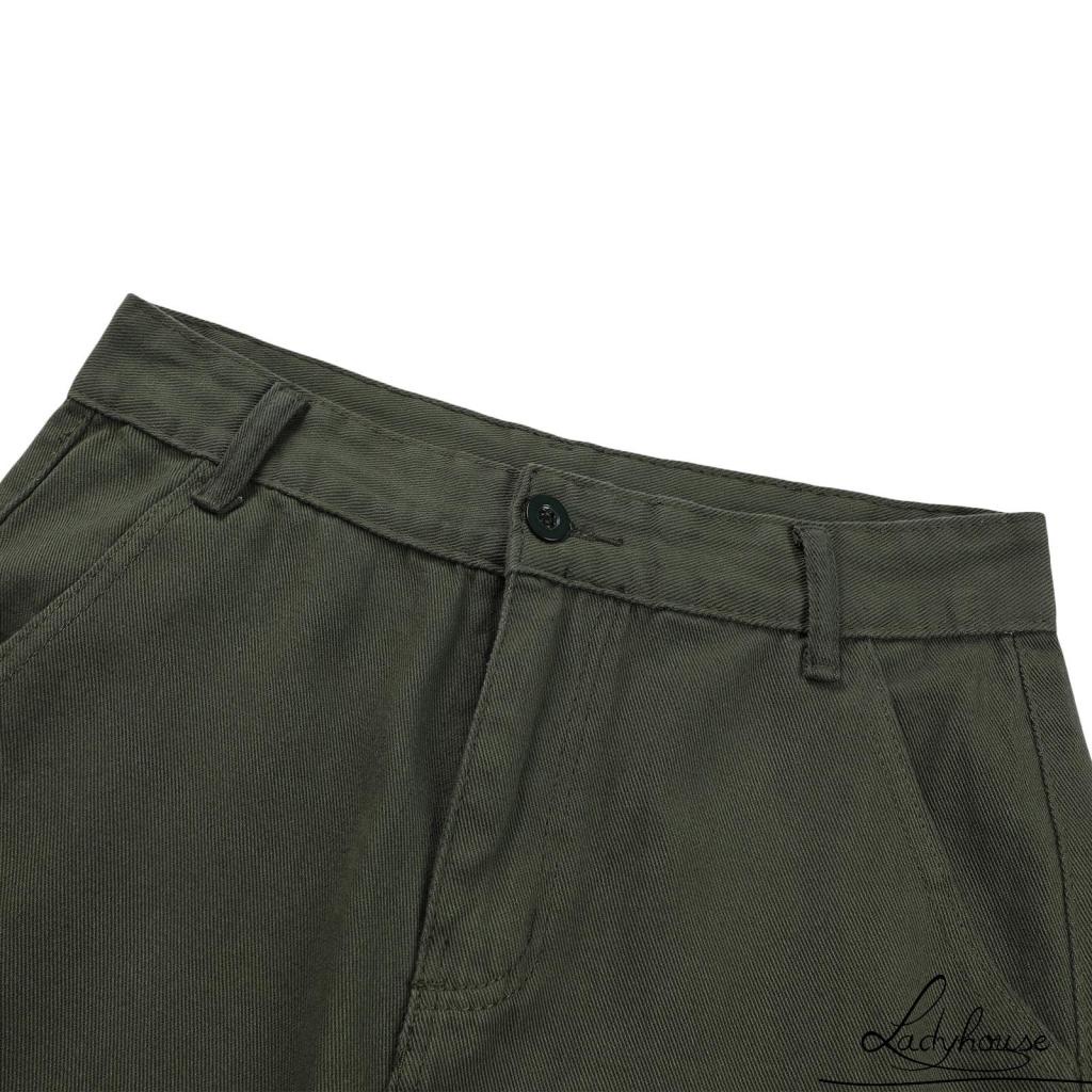 Quần Denim Lưng Cao Có Túi Bên Hông Thời Trang Dành Cho Nữ
