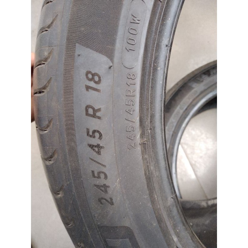 lốp ô tô cũ 245/45r18 michelin primacy