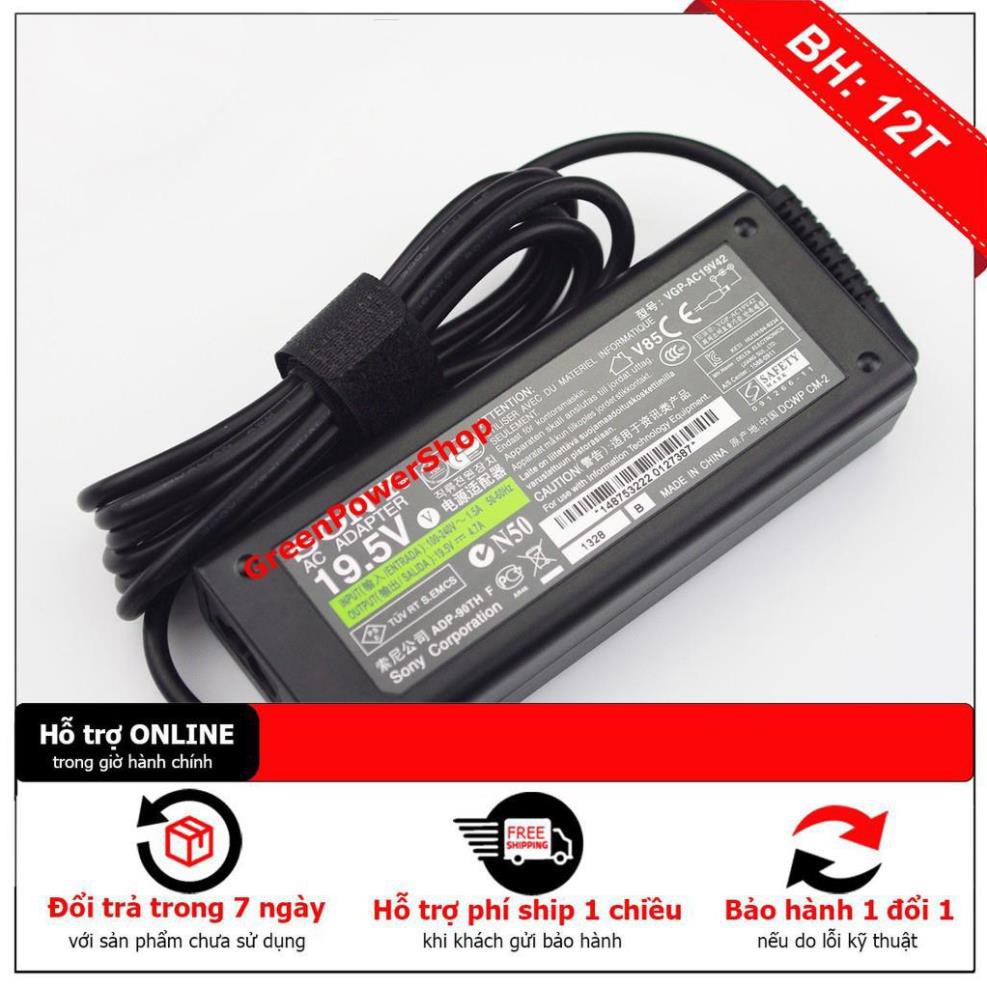 Sạc Dành Cho Laptop Sony 19.5V - 4.7A, 90W