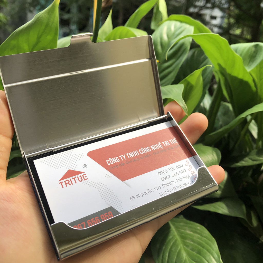 Hộp đựng card visit chất liệu thép sẵn số lượng lớn tại shop