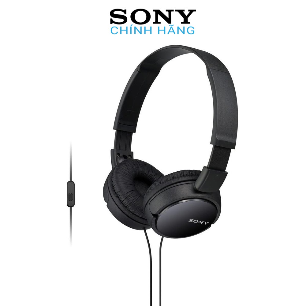 Tai nghe Sony MDR-ZX110AP - Hàng chính hãng | Bền, Đẹp, Có mic thoại, nghe tốt nhiều thể loại nhạc