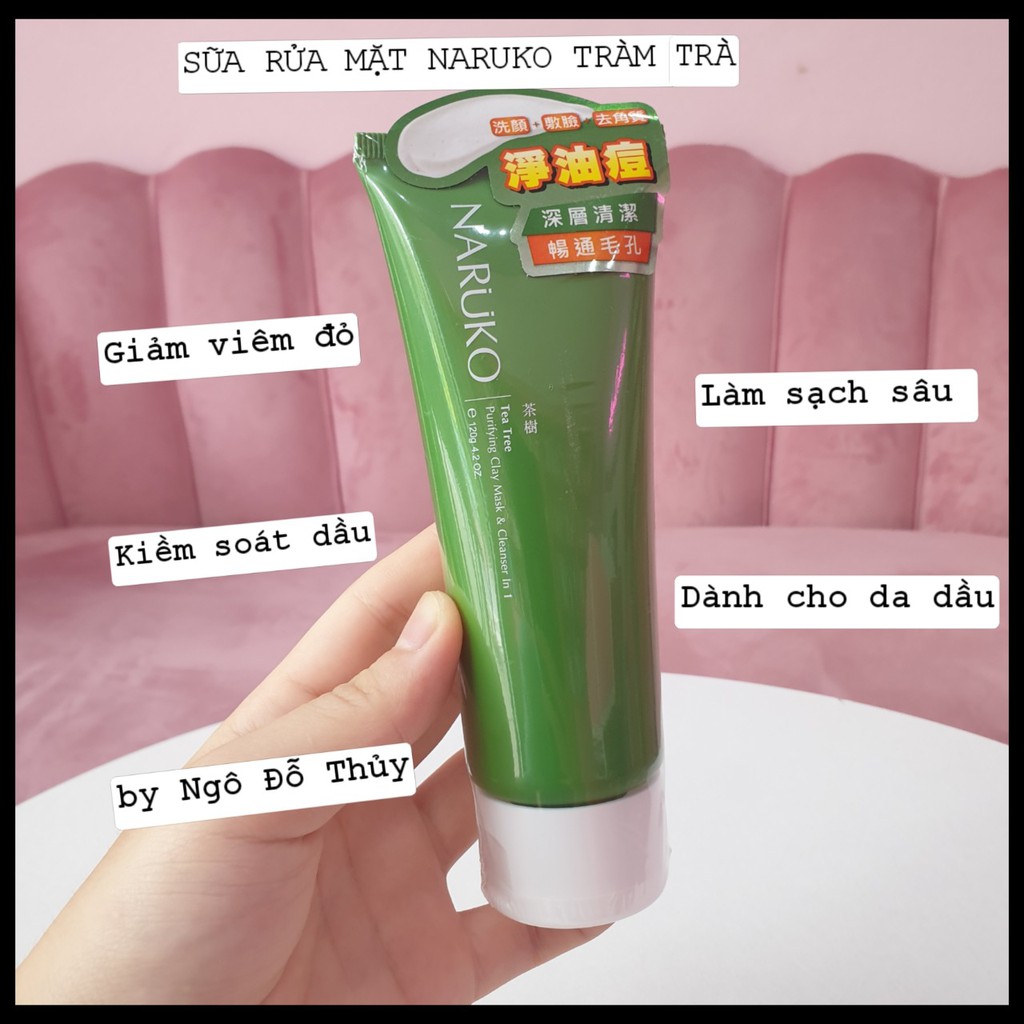 SỮA RỬA MẶT NARUKO TUÝP 120ML DÀNH CHO DA DẦU MỤN