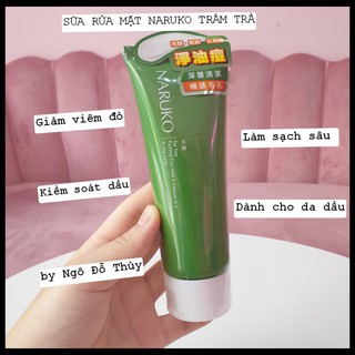 SỮA RỬA MẶT NARUKO TUÝP 120ML DÀNH CHO DA DẦU MỤN
