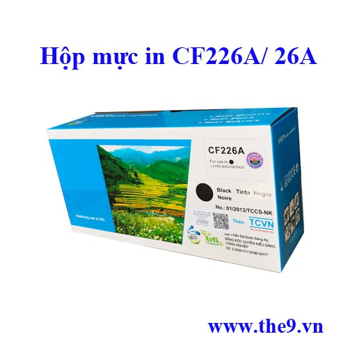 Hộp mực in 26A /CF226A /HKC-26Adùng cho máy in HP M402d/ M402dn/ M426fdn/ M426fdw hàng nhập khẩu siêu nét