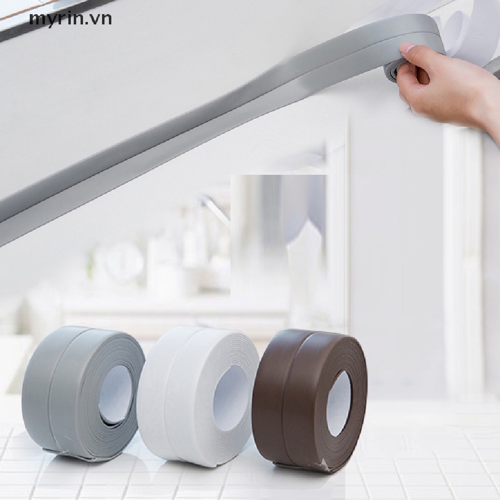 Cuộn Băng Keo Pvc Tự Dính Dán VN Tường / Góc Tường / Bồn Rửa Chén