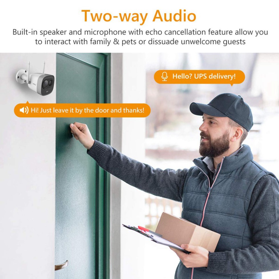 Camera IP 2.0M WiFi Ngoài Trời IMOU G26EP C26EP 1080P FULLHD Còi Hú , Màu Sắc Ban Đêm Dahua Việt Nam G22P G42P