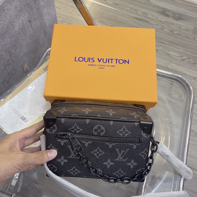 ⚡️[Mirror Quality] - Túi Đeo Chéo Luon Vuituoi LV Mini Soft Trunk Monogram Eclipse Black Bag, Túi đeo chéo LV