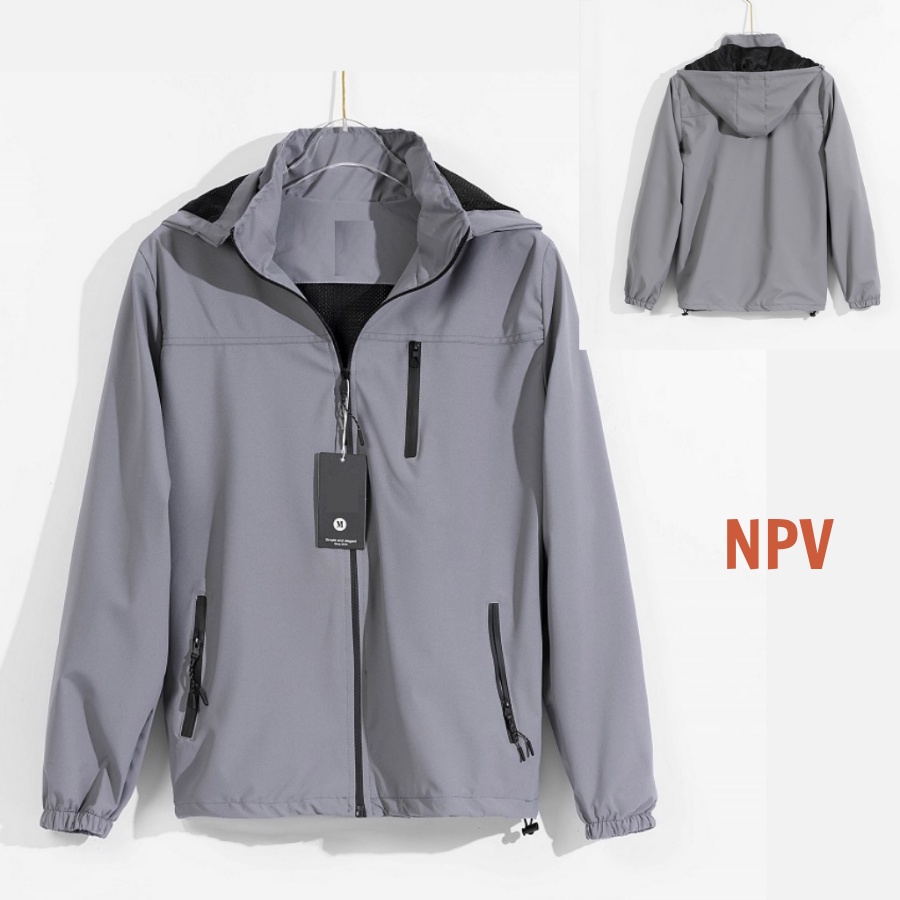 Áo khoác gió NPV nam nữ 2 lớp chống nắng nước form rộng, phối màu du lịch thể thao