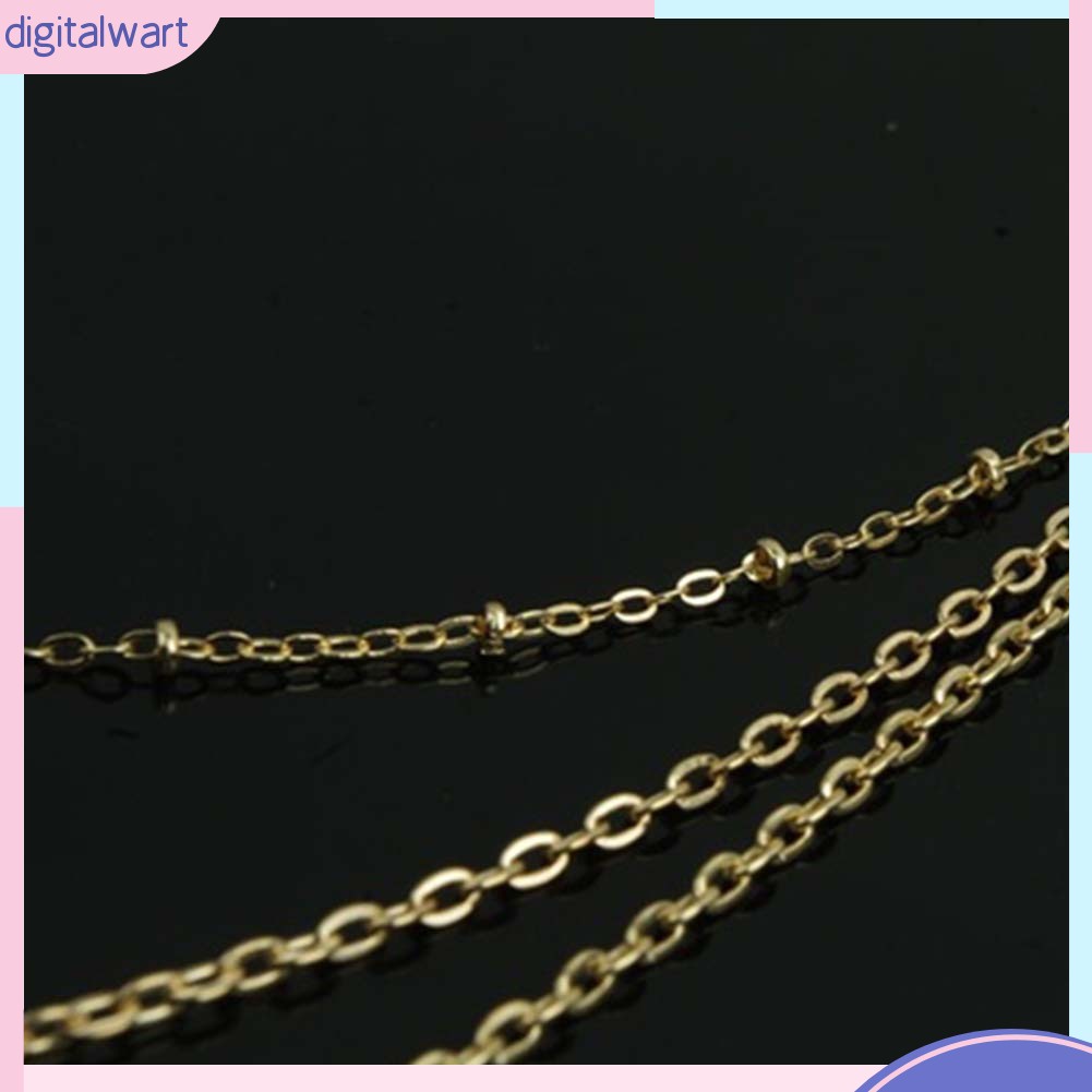 Dây Chuyền Hợp Kim 3 Tầng Mặt Tròn Thời Trang Cho Nữ