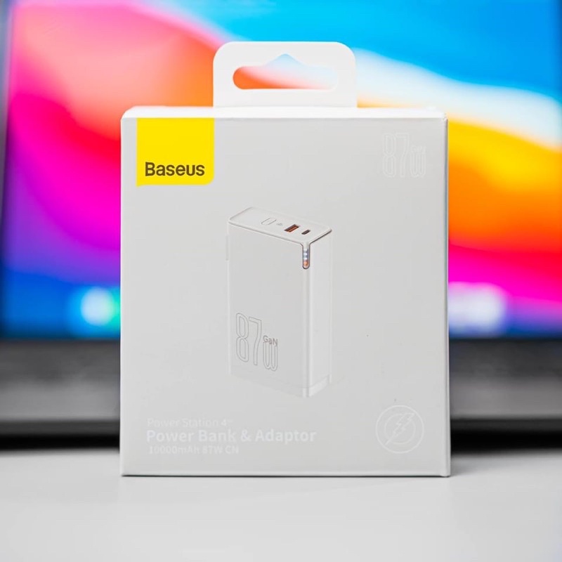 Sạc dự phòng kiêm cốc sạc đa năng Baseus Power Station 4th Hybird GaN 10.000mAh 87W