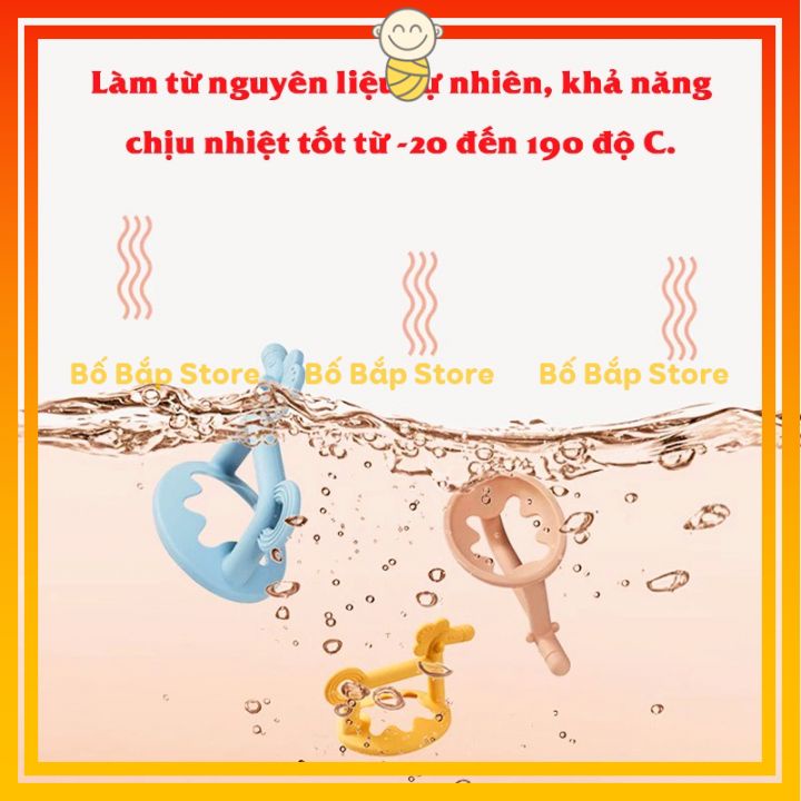 Gặm Nướu MOYUUM ⚡𝟭𝟬𝟬% CHÍNH HÃNG⚡ Kích Thích Phát Triển Răng Và Nướu Cho Bé từ 3m+