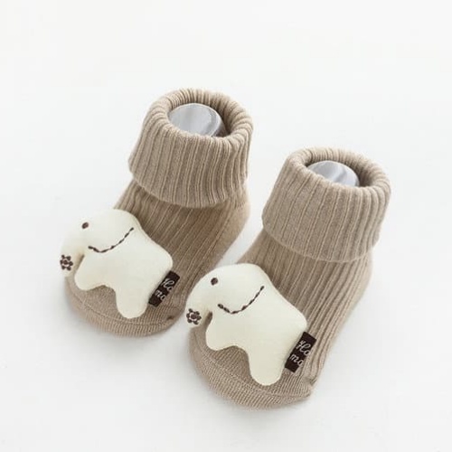 Sét vớ tất cao cổ coton hoạt hình dễ thương chống trơn trượt cho bé tập đi