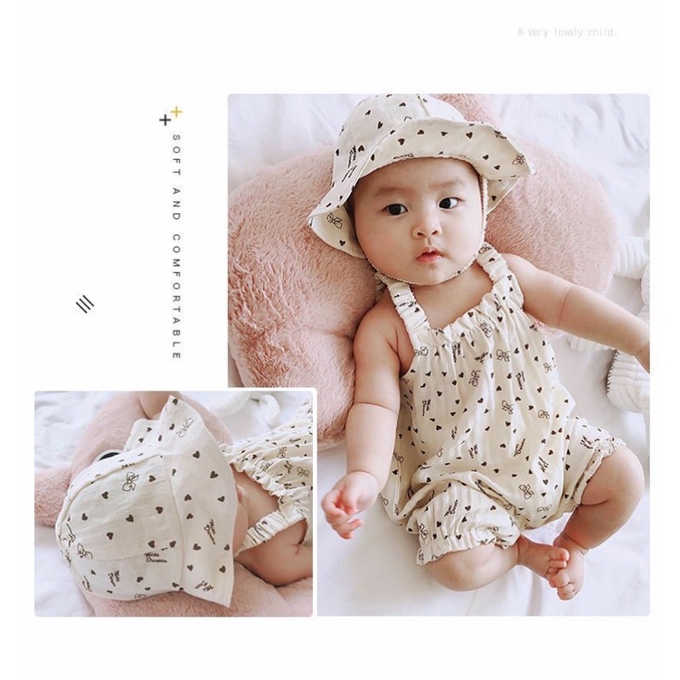 Jump 2 dây tặng kèm mũ màu pastel xinh xắn cho bé gái - Hàng QC