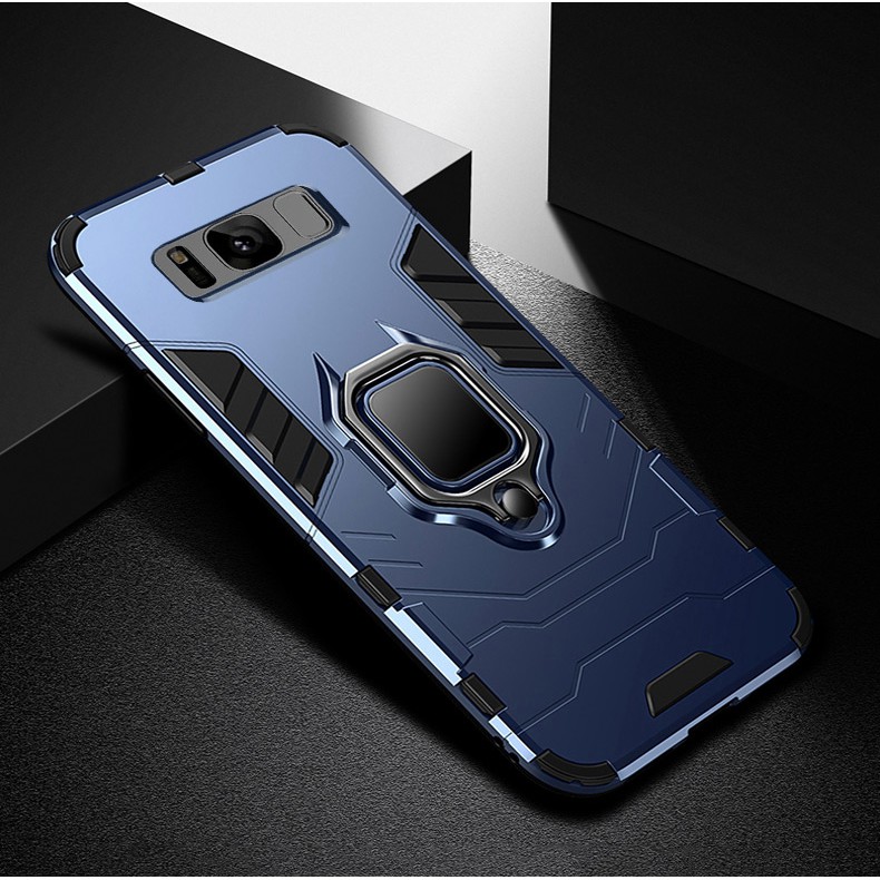 Ốp điện thoại tích hợp giá đỡ và đế nam châm cho Samsung Galaxy S8+ S9 Plus S10 + Plus S 10e Note 10+ Plus Note 9