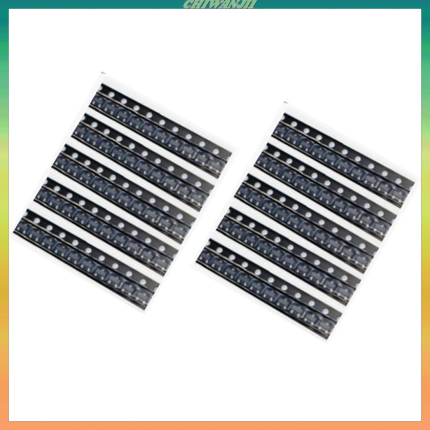 Bộ 100 Linh Kiện Bán Dẫn Tl431 Sot-23 Smd Npn 0.4ma 45v