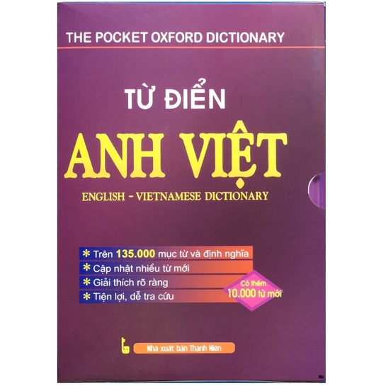 Sách - Từ Điển Việt - Anh Trên 135.000 Từ