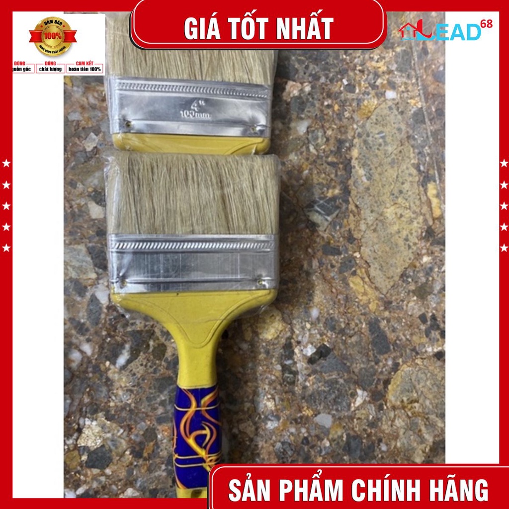 Chổi sơn ,cọ sơn cán nhựa đa năng 100mm(hàng xịn)