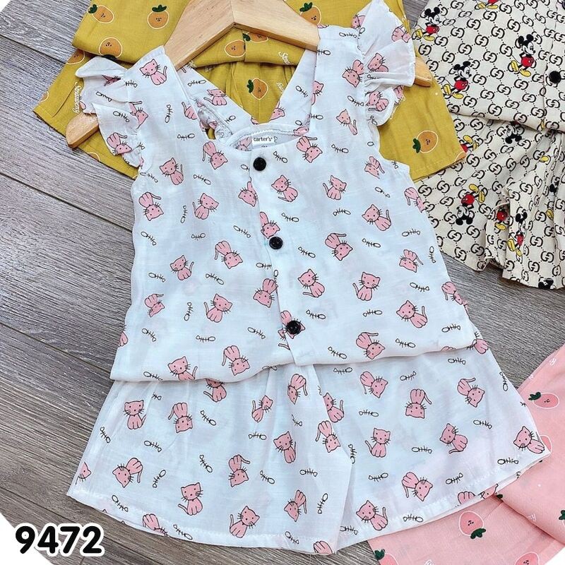 Bộ Đũi Cánh Tiên Bé Gái Có Size Cho Bé Từ 7-22KG