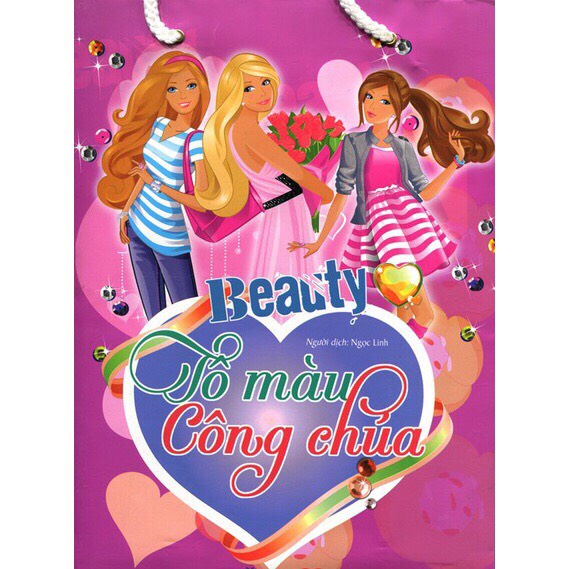 Sách - Bộ Túi Beauty Tô Màu Công Chúa (Trọn Bộ 8 Cuốn - 8935212321372)
