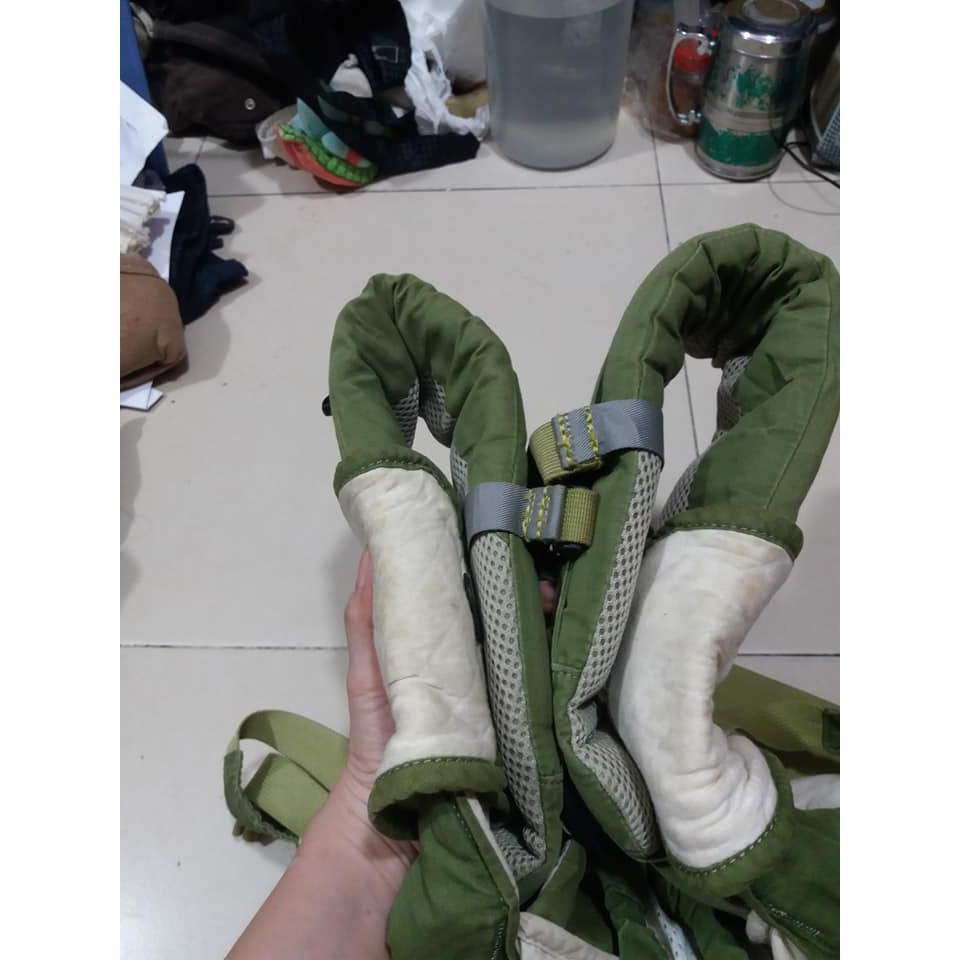 Địu trợ lực lưng lưói forb xanh lá cho bé ms10