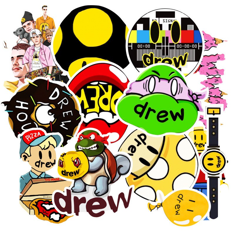 Hình Dán Sticker Chất Liệu PVC Chống Thấm Trang Trí Điện Thoại, Xe Máy, Laptop, Vali