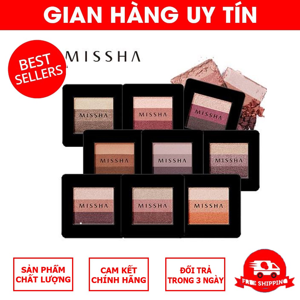 PHẤN MẮT 3 MÀU MISSHA TRIPLE SHADOW