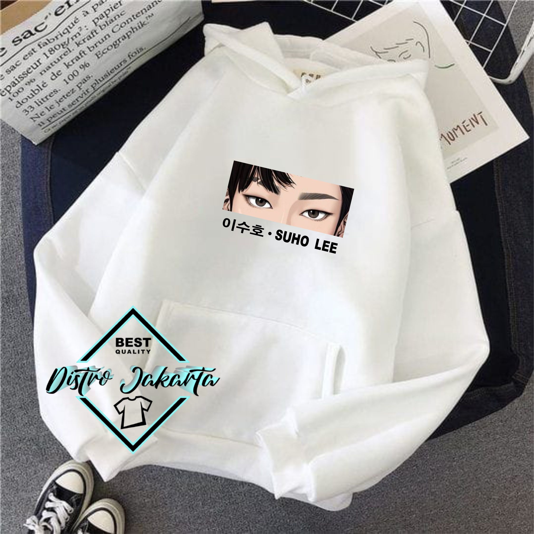 Áo Hoodie In Hình Nhóm Nhạc Kpop Suho Lee M-Xxl Chất Lượng Cao