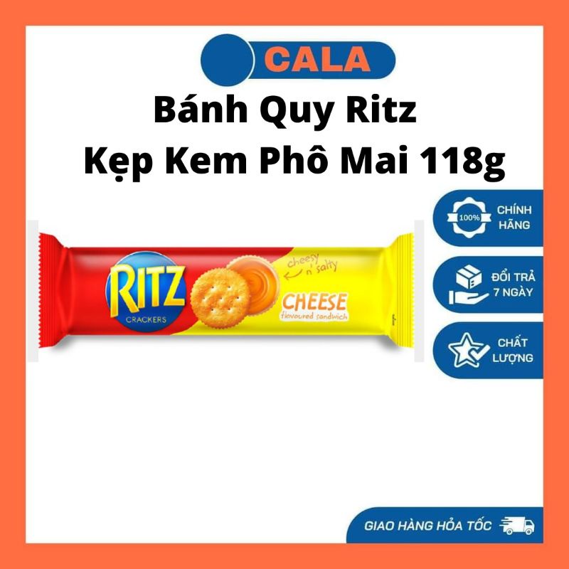 Bánh Quy Mặn Ritz Kẹp Kem Phô Mai 118g