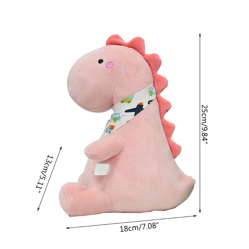 Khủng Long Nhồi Bông 10in 25cm Có Thể Giặt Được Cho Bé Gái