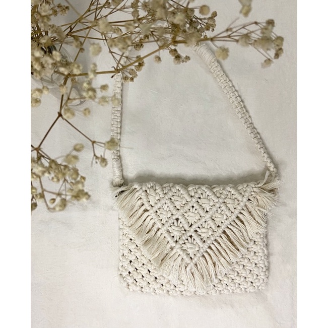 Túi xách tua rua macrame (hàng new ảnh thật)