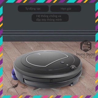 Robot hút bụi, Máy hút bụi lau nhà thông minh Vacuum Cleaner tự động sạc, điều khiển từ xa