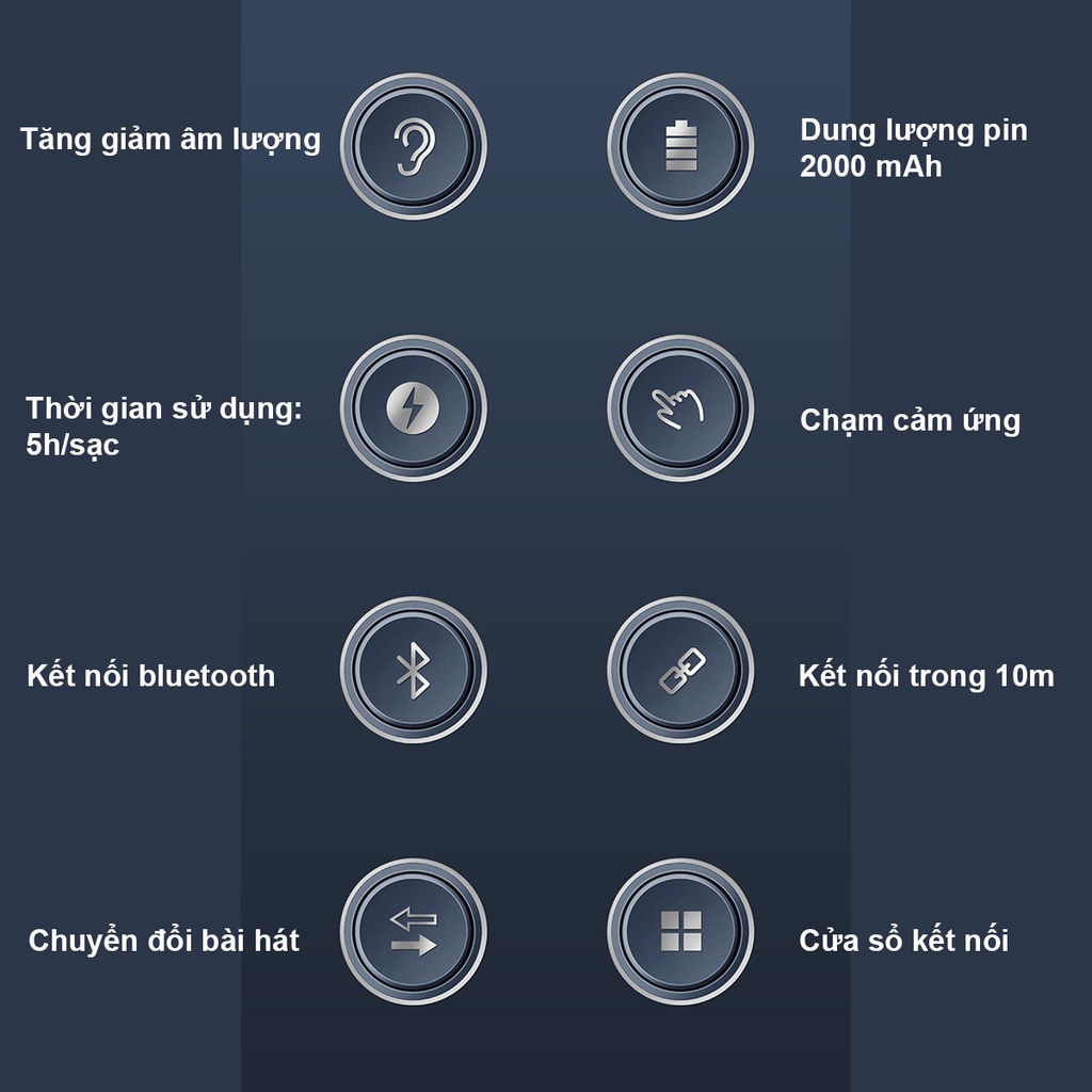Tai Nghe Bluetooth Beartek B99 Cao Cấp Phiên Bản Pro Chống Ồn Xuyên Âm - Đổi Tên Định Vị - Full Box