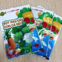 1 GÓI BỘT RAU CÂU CON CÁ DẺO