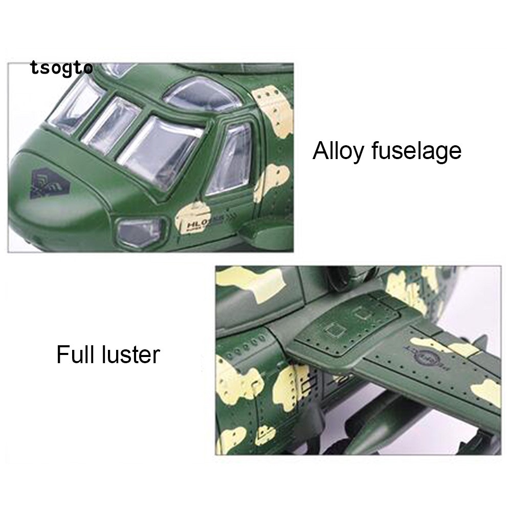 Mô Hình Máy Bay Trực Thăng Đồ Chơi Tsogto 1/72