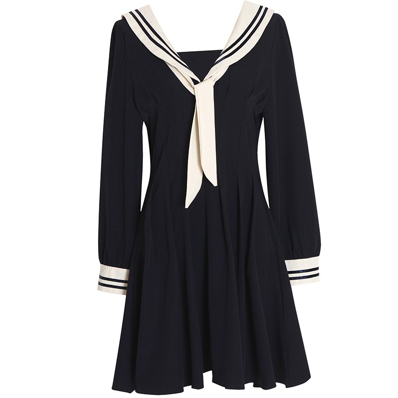 Váy lolita thủy thủy mặt trăng cổ áo hải quân đồng phục nữ sinh nhật bản