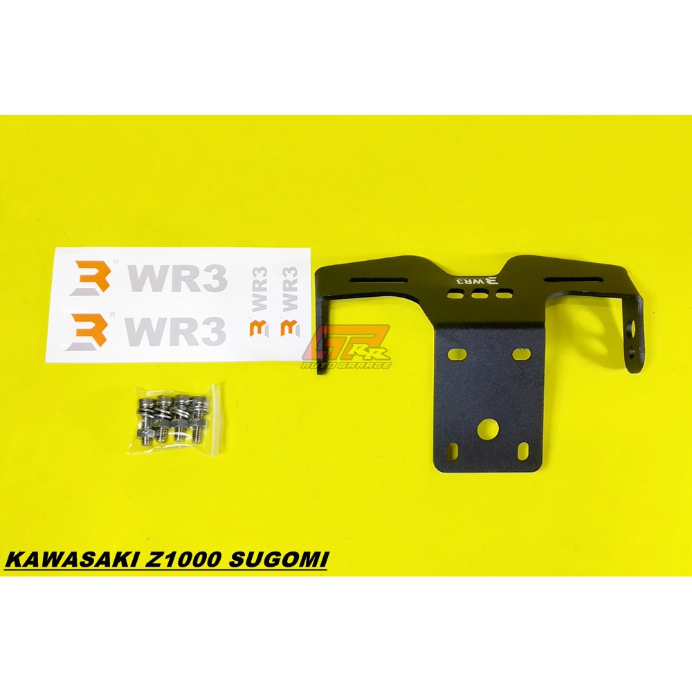 Giá Đỡ Biển Số Xe Hơi Wr3 Not Rng Kawasaki Z1000 Sugomi Chất Lượng Cao