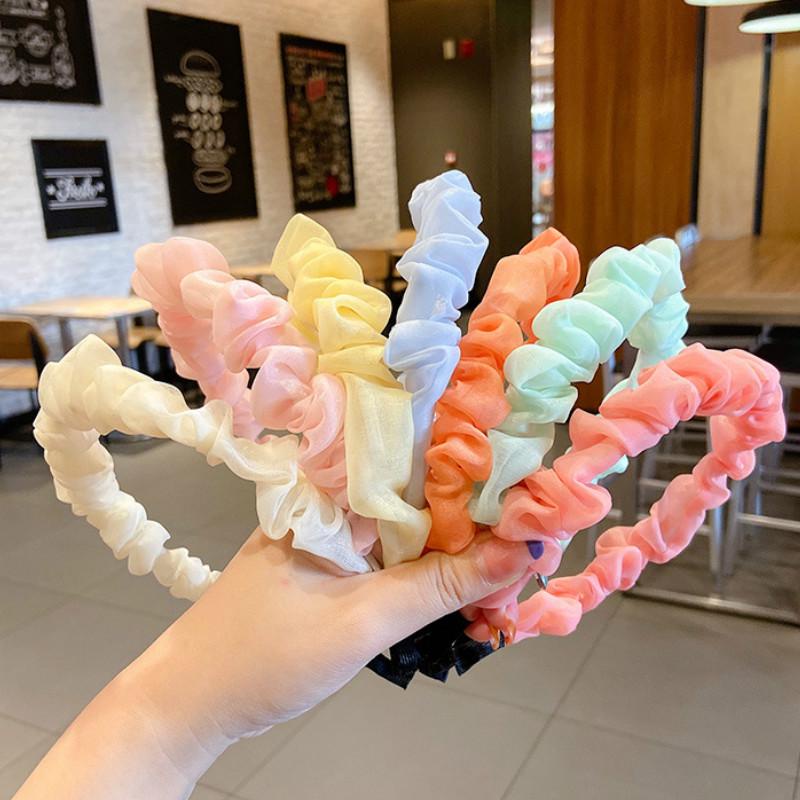 Băng Đô Màu Trơn Kiểu Dáng Đơn Giản Thời Trang Hàn Quốc