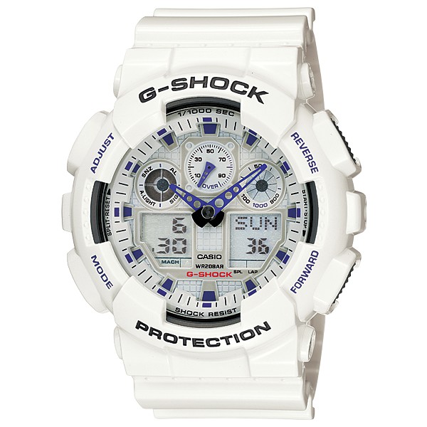 Đồng hồ Casio G-Shock Nam GA-100MW-7A bảo hành chính hãng 5 năm - Pin trọn đời