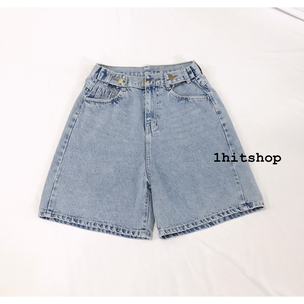 Quần SHORT JEAN 01 Nữ 1hitshop (màu XANH NHẠT)