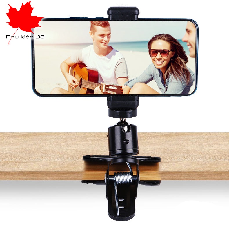 Kẹp điện thoại đa năng ballhead dùng cho điện thoại gopro sjcam eken