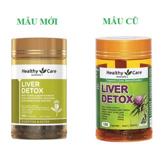 Viên uống Thải Độc Gan Liver Detox, hãng HEALTHYCARE, 100 viên, mẫu mới (Gan HC)